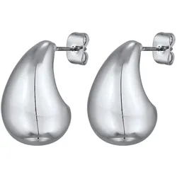Elli Neu Ohrstecker Tropfen Silberfarben silberfarben Damen 
