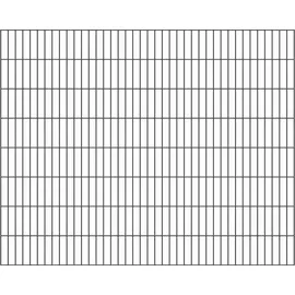 GAH Alberts Doppelstab-Gittermatte 200 x 160 cm Anthrazit/Stahl