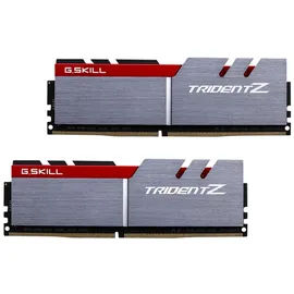 G.SKILL Trident Z silber/rot DIMM Kit 16GB, DDR4-3200, CL16-18-18-38 (F4-3200C16D-16GTZB)