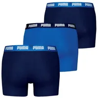 Puma Herren Boxershorts 3er Pack, True Blue Combo - XXL