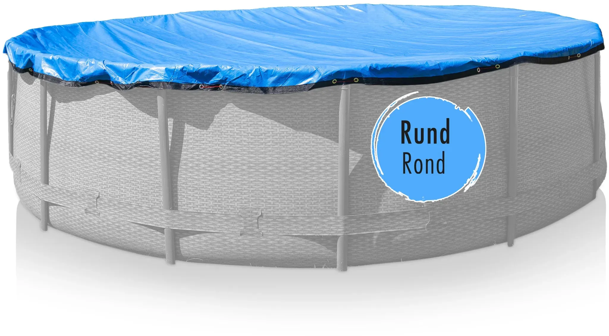 200 g/m2 Bâche pour piscine 4,40 m ronde