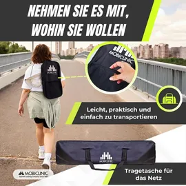 Mobiclinic Pickleball-Set, 4 Schläger, 8 Bälle Netz)