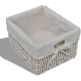 vidaXL Kommode mit 3 Körben Weiß