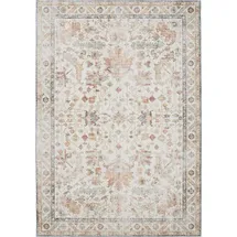 benuta basic benuta Waschbarer Teppich George Multicolor/Beige 160x230 cm Wohnzimmerteppich Schlafzimmer weich orientalisch Rechteckig