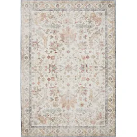 benuta basic benuta Waschbarer Teppich George Multicolor/Beige 160x230 cm Wohnzimmerteppich Schlafzimmer weich orientalisch Rechteckig
