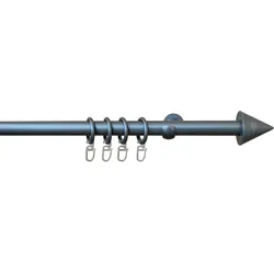 Gardinenstange SN DECO GROUP "Gardinenstange Como" Gr. 1, silber, L:120cm, Gardinenstangen