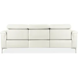 Home Affaire Places of Style 3-Sitzer "LUND B: 222 cm - OTTO. Verlässliche Qualität. Mit Relaxfunktion", beige (creme), 3-Sitzer 2 Sitzen (links/rechts), manuell/elektrisch (USB-C), Kopfteilverst.