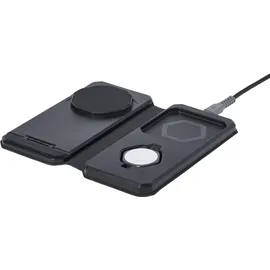 Urban Armor Gear UAG 3in1 Travel Charger (25 W), Wireless Charger, Schwarz, Grau