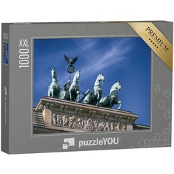 puzzleYOU Puzzle Quadriga auf dem Brandenburger Tor in Berlin, 1000 Puzzleteile, puzzleYOU-Kollektionen Brandenburger Tor