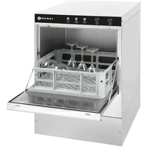 HENDI Gläserspüler K40 mit Spülmittelpumpe und 2800W aus Edelstahl