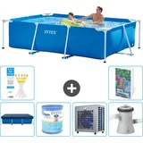 Rechteckiger Frame Pool - 260x160x65 Cm - 7-teilig  S29