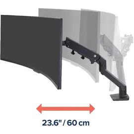 Ergotron HX Desk Monitor Arm schwarz