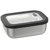 GEFU Frischhaltedose rechteckig schwarz 12 x 5,9 x 15,6 cm 0,6 l