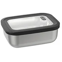 GEFU Frischhaltedose rechteckig schwarz 12 x 5,9 x 15,6 cm 0,6 l