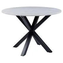Actona Heaven Ø 110 cm schwarz/weiß