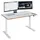 Leitz Schreibtisch 120x70cm weiß