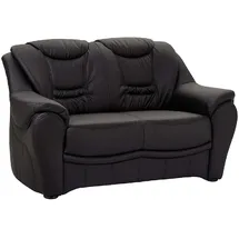 sit&more Couch Kunstleder 2-Sitzer Schwarz