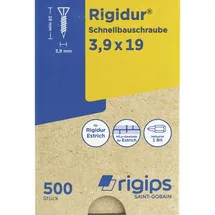 Rigips Trockenbauschrauber Schnellbauschrauben 3,9 x 19 mm