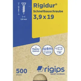Rigips Trockenbauschrauber Schnellbauschrauben 3,9 x 19 mm