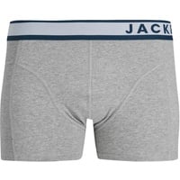 JACK & JONES Herren Jacdenver Trunk Sn Boxershorts, Light Grey Melange, M