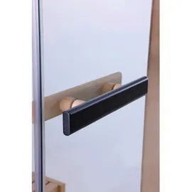 SANOTECHNIK PANORAMA Black inkl. 3,5 kW Ofen + int. Steuerung