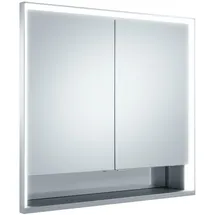 Keuco Royal Lumos Wandeinbau 80 cm silber eloxiert offenes Fach