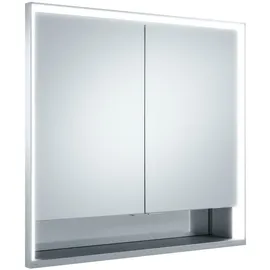 Keuco Royal Lumos Wandeinbau 80 cm silber eloxiert offenes Fach