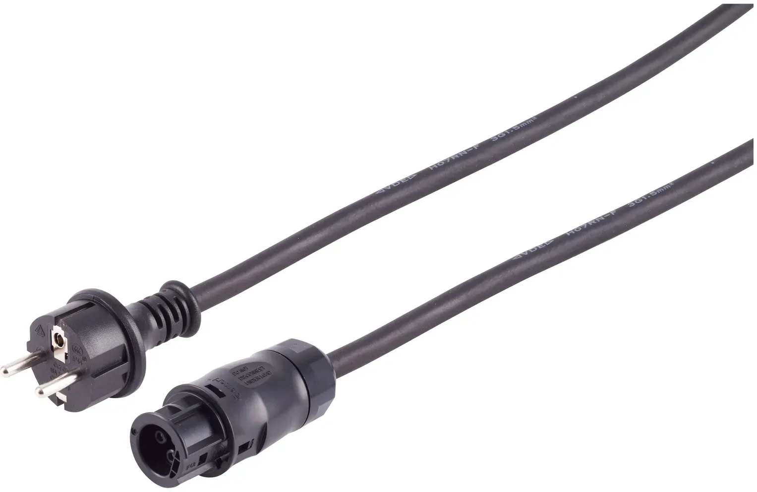 S-IMPULS PV Strom-Einspeisekabel, BC01-CEE 7/7, 3m