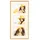 walther design KV315G New Lifestyle gold 10x15 cm 3er Set