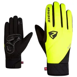 Ziener Winter Fahrrad-Handschuh Donni WS PR (Gel Polsterung, winddicht, atmungsaktiv) gelb/schwarz