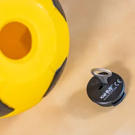 HMF Spardose Fußball Lederoptik 15 cm Durchmesser, Grün Weiß