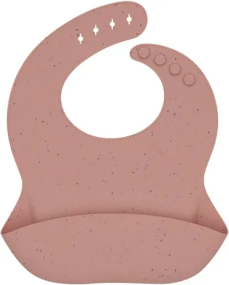 Kikka Boo Lätzchen Platin-Silikon Rosé