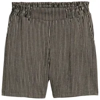 Tom Tailor DENIM Damen Relaxed Jacquard Shorts, schwarz, Gestreift,