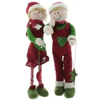 Boltze Weihnachtsfigur Pia und Pit 30 cm bunt