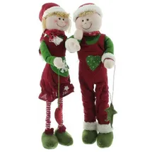 Boltze Weihnachtsfigur Pia und Pit 30 cm bunt