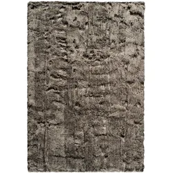 Hochflor-Teppich LEONIQUE "Aysu" Gr. 2, grün, B:80cm H:52mm L:150cm, Kunstfaser, Teppiche, einfarbiger Teppich, besonders weich und kuschelig