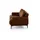 W.Schillig Couch Lederbezug 2-Sitzer Braun