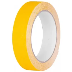 PROREGAL Anti-Rutschklebeband | Selbstklebend | Extra haltbar | gelb | BxL: 2,5cm x 5m | 5 Rollen | Gripfoot