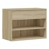 vidaXL Schuhbank Sonoma-Eiche 60x30x45 cm Holzwerkstoff