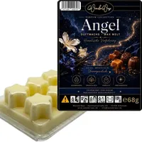 WonderWax Duftwachs Wax Melts Angel – Parfume Collection, 6 Duftwachs Sterne aus Sojawachs für Duftlampe & Aromalampe, vegane Wax Melts, Raumduf...