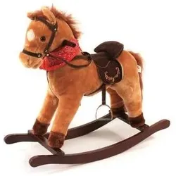 CHIC 2000 405 05 Schaukelpferd COWBOY 46 cm rostbraun