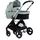 Chipolino Kinderwagen Elite 3 in 1 i-Size Babyschale Sportsitz Babywanne Tasche grün - Grün