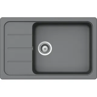 D-100LS-A Croma (FOMD100LSAGCR) Unterschrank 60 cm Einbauspüle aufliegend CRISTALITE®