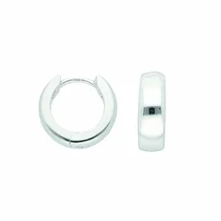 Paar Creolen ADELIA ́S "Damen Silberschmuck", silber, Ohrringe, Damen, Damen, Silber 925 (Sterlingsilber), 925 Sterling Silber Silberschmuck für Damen