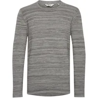!Solid Rundhalspullover grau XL