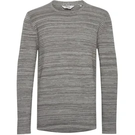 !Solid Rundhalspullover grau XL