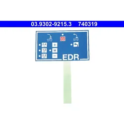 ATE 03.9302-9215.3 Folientastatur, Füll-/Entlüftungsgerät (Bremshydraulik)