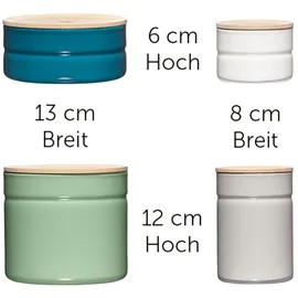 RIESS Vorratsdose Ø8cm 0,49 l Grün/Beige