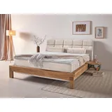 Home Affaire Boxspringbett »Villads«, Liegefläche: 180/200 cm, Inside-Boxspring-Unterbau, recycelte Stoffe beige