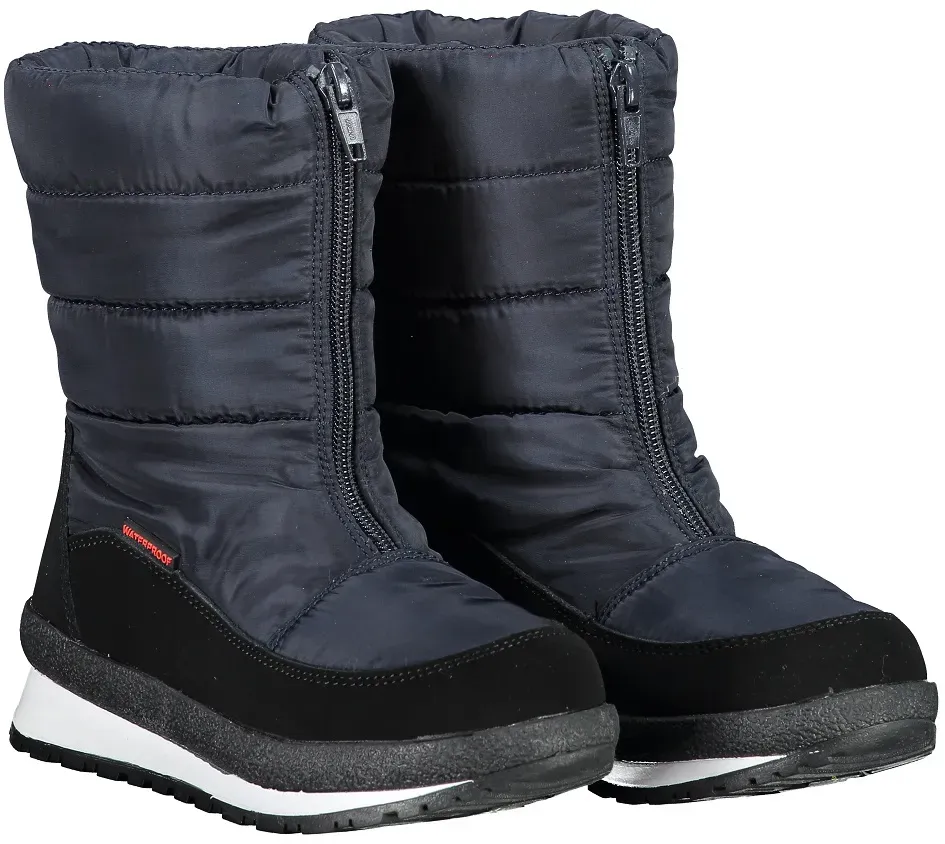 CMP Winterstiefel Rae Schneeboot mit Frontreissverschluss wasserdicht schwarz Kinder